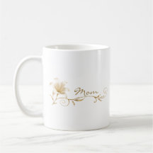 Muttermutter Champagner Gold Lily Geschenktasse
