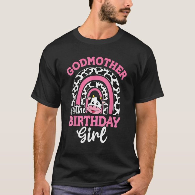 Muttermutter der Geburtstagsmädchen T-Shirt (Vorderseite)