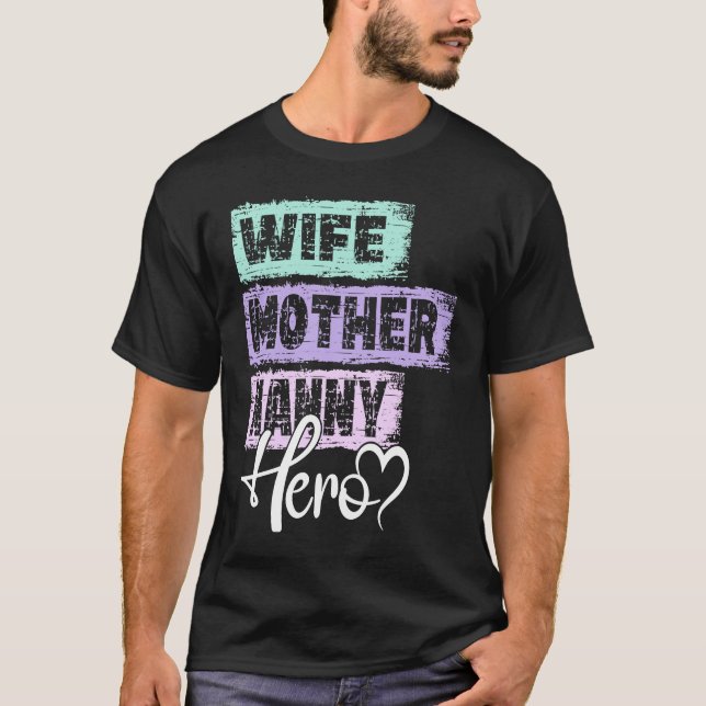 Muttermutter für Beruf Kindermädchen T-Shirt (Vorderseite)