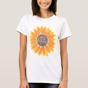 Mutterntag Sonnenblume Weltbeste Mutter T-Shirt