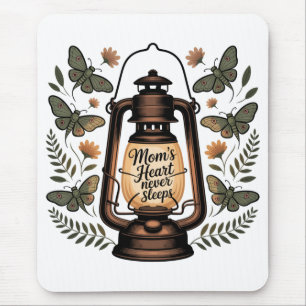 Mutters Herz schläft nie Mousepad