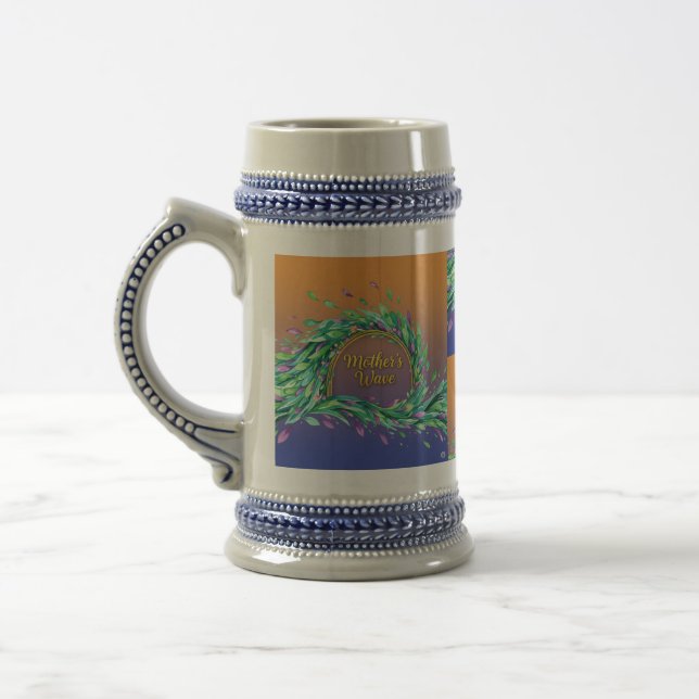 Mutter's kühne Blossom Wave Bierglas (Links)