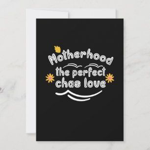 Mutterschaft Die perfekte Chas-Liebe Feiertagskarte