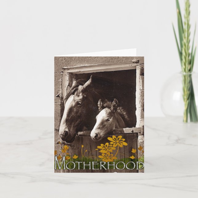 Mutterschaft Karte (Vorderseite)