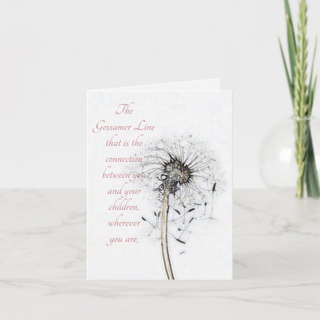 Mutterschaft Karte (Vorderseite)