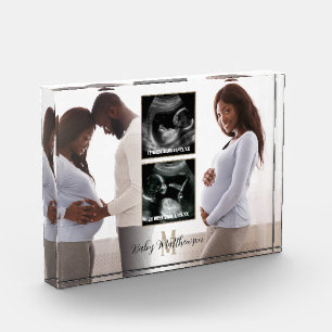 Mutterschaft Keepake 4 Fotos Monogramm