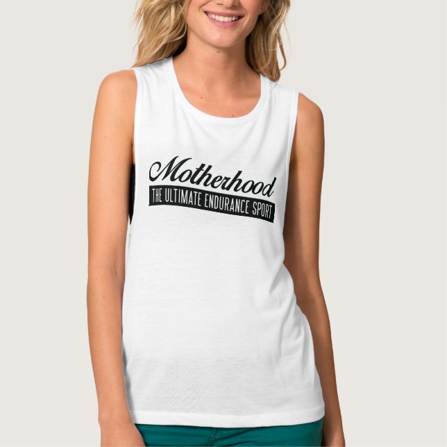 Mutterschaft Muscles Behälter Tank Top (Vorderseite)