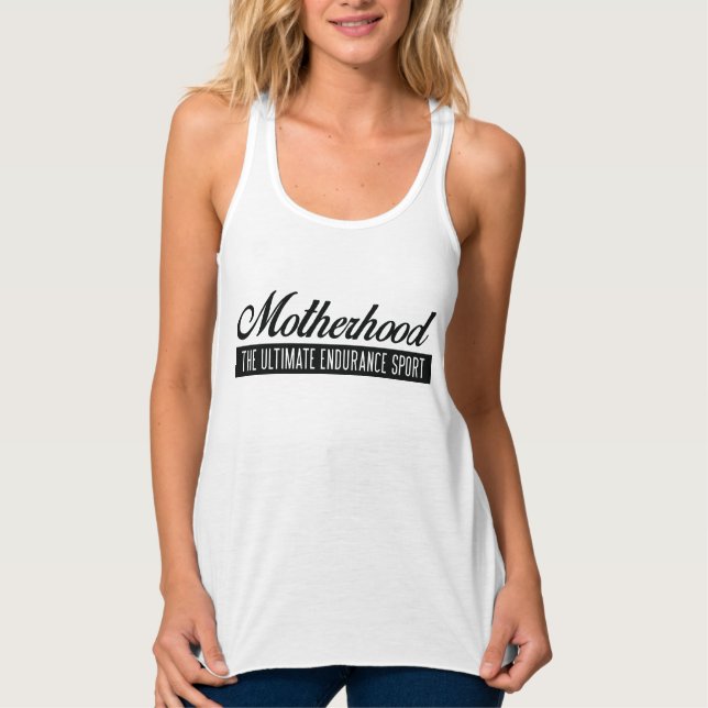 Mutterschaft Muscles Behälter Tank Top (Vorderseite)
