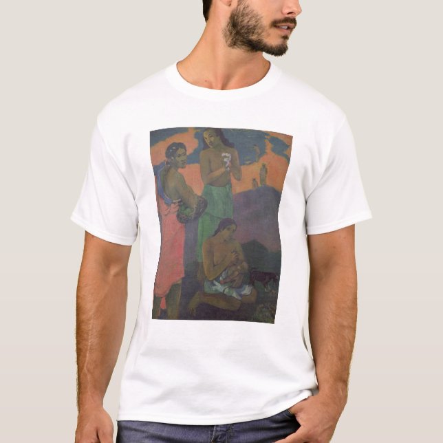 Mutterschaft Paul Gauguins | oder drei Frauen auf T-Shirt (Vorderseite)