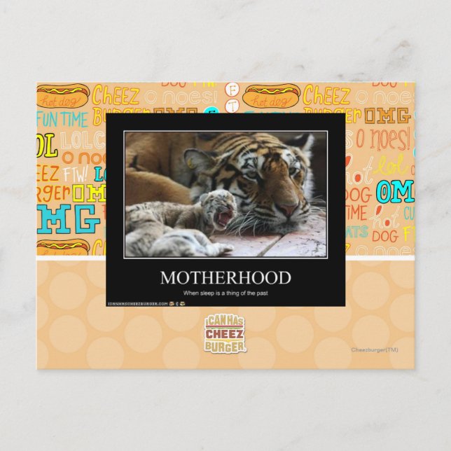 Mutterschaft Postkarte (Vorderseite)