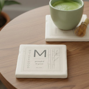 Mutterschaft verwurzelt in der Gnade Botanische Mu Steinuntersetzer