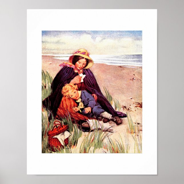 Mutterschaft von Jessie Willcox Smith Druck Poster (Vorne)
