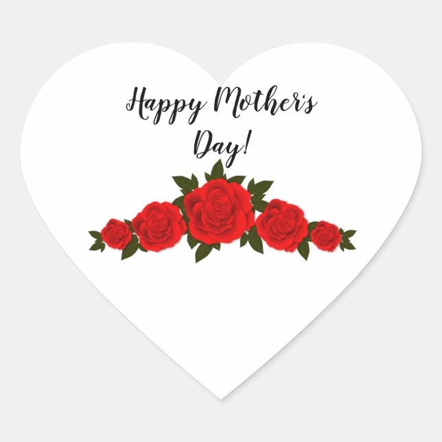 Mutterschafterin Herz-Aufkleber (Vorderseite)