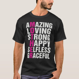 Muttersprache Akronym Phantastisch Love Strong Hap T-Shirt