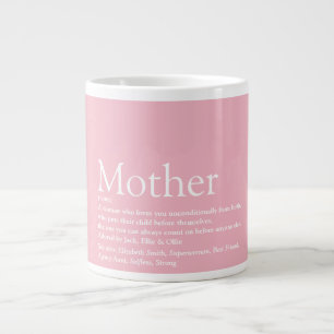 Muttersprache der rosa Welt als beste Mama aller Z Jumbo-Tasse