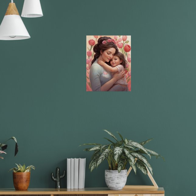 Muttersprachler - Mutter-Tochter-Poster Poster (Wohnzimmer 1)