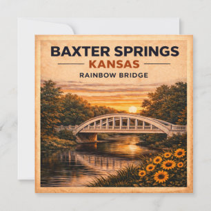 Mutterstraße Kansas Regenbogenbrücke Karte
