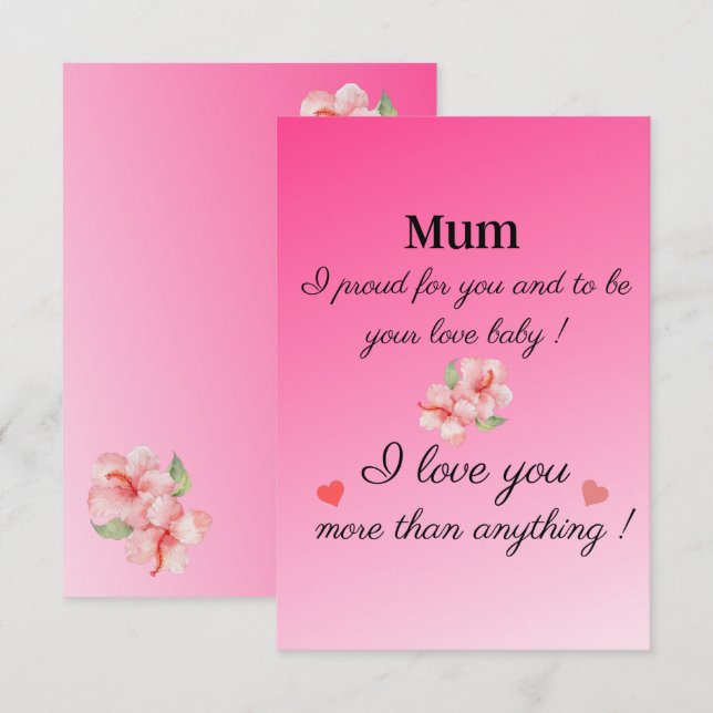 Muttertag (Vorne/Hinten)