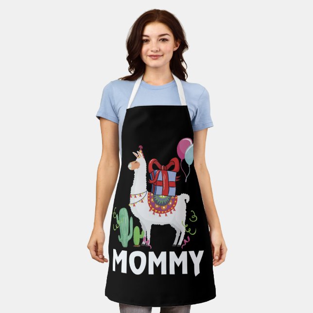 Muttertag 2019 für Mommy Lama Schürze (Getragen)