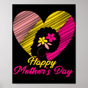 Muttertag 2024 Mama Oma Liebe Poster