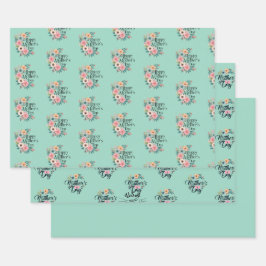 Muttertag 2025 geschenkpapier set