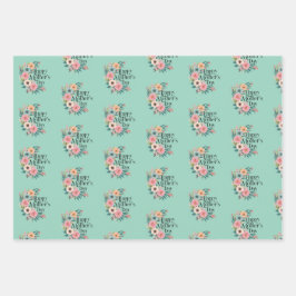 Muttertag 2025 geschenkpapier set