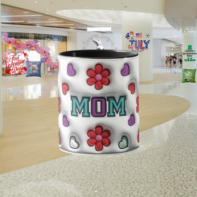 Muttertag "3D-Effect-Tasse" Tasse (Von Creator hochgeladen)