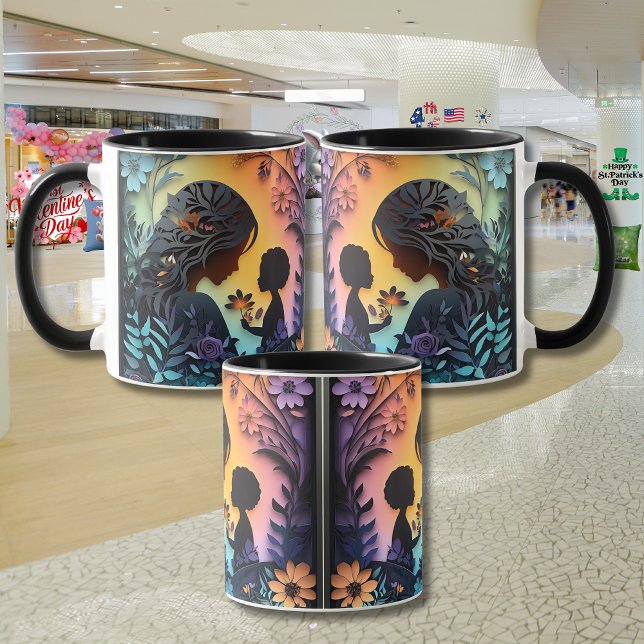 Muttertag "3D-Effekt" Tasse (Von Creator hochgeladen)