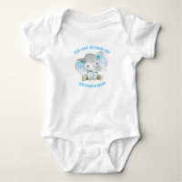 Muttertag Baby Boy Blue Elephant Jungle