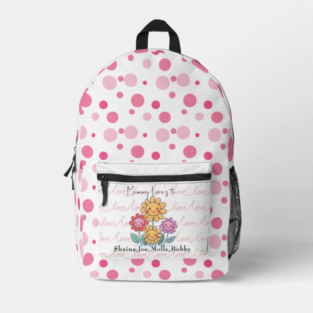 Muttertag Bedruckter Rucksack (Vorderseite)