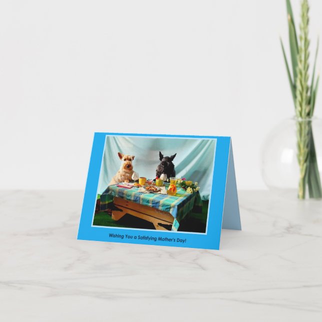 Muttertag befriedigend karte (Vorderseite)