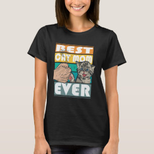 Muttertag Beste Katze Mama je dekorative Katze Mam T-Shirt