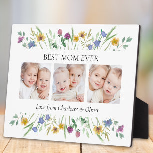 Muttertag Beste Mama überhaupt Floral Fotoplatte