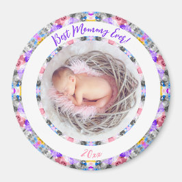 Muttertag Beste Mommy Ever Baby Girl Foto Geschenk Magnet