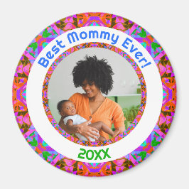 Muttertag Beste Mommy-Ever Ehefrau Baby Foto Gesch Magnet