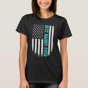 Muttertag Beste Nanny überhaupt US amerikanische F T-Shirt
