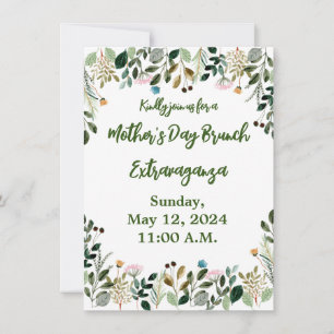 Muttertag Brunch Extravaganza Einladung