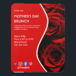 Muttertag Brunch Poster Flyer Door Sign Türschild<br><div class="desc">Die Künstlerischen Äpfel</div>
