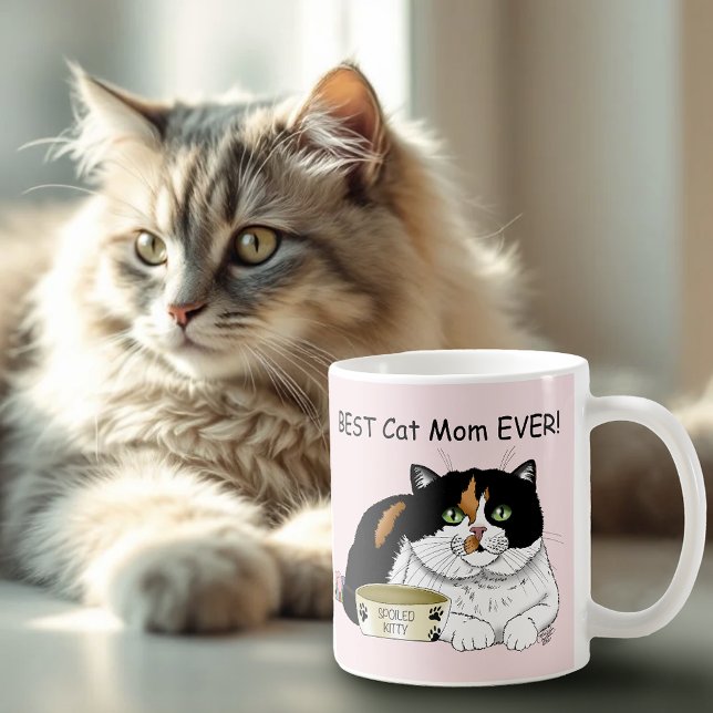 Muttertag Calico Katze Kaffeetasse (Von Creator hochgeladen)