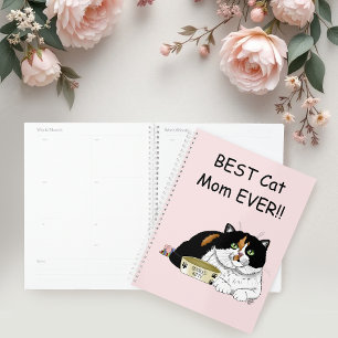 Muttertag Calico Katze Planer
