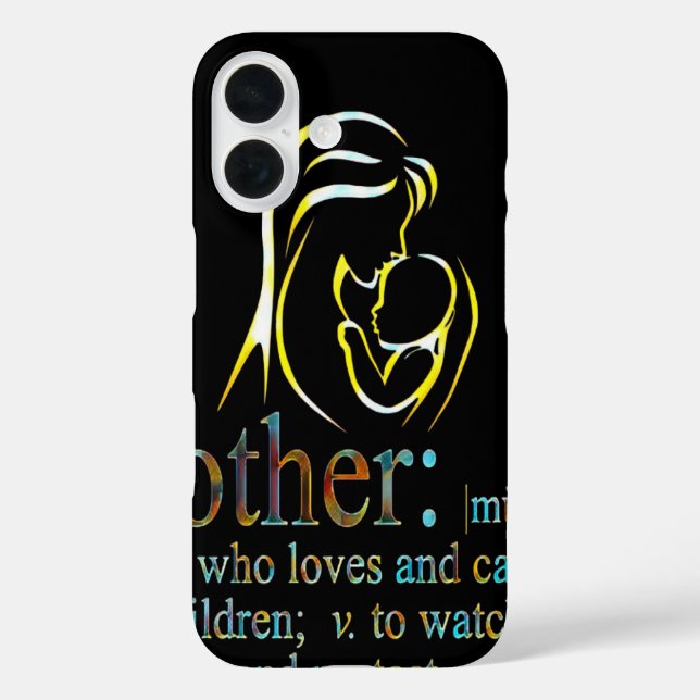 Muttertag  Case-Mate iPhone hülle (Rückseite)