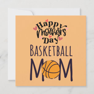 Muttertag der Basketball-Mutter an Mama Karte