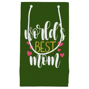 Muttertag der besten Mama der Welt  Geschenktasche Kleine Geschenktüte