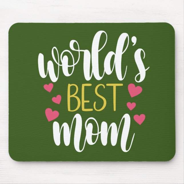 Muttertag der besten Mama der Welt | Mousepad (Vorne)