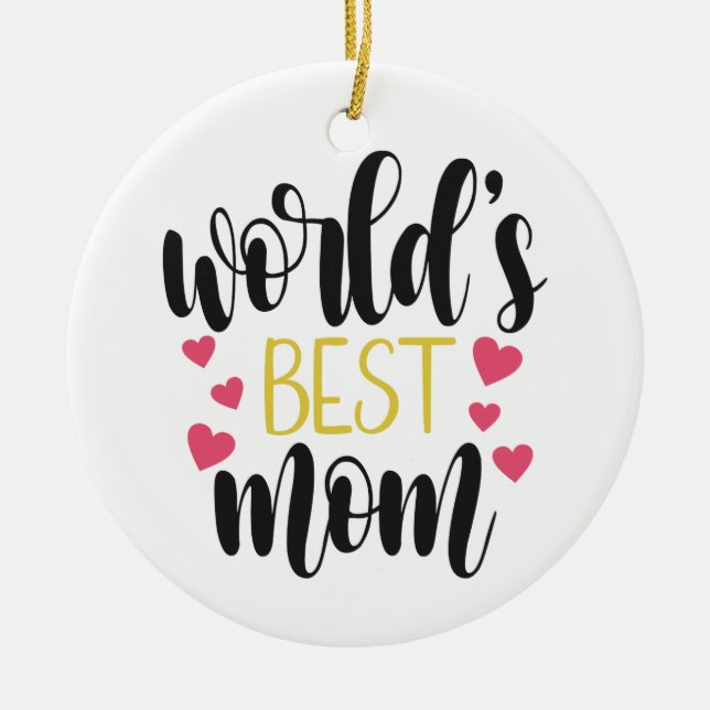 Muttertag der besten Mama der Welt | Ornament (Vorne)