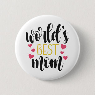 Muttertag der besten Mama der Welt Schaltfläche Button