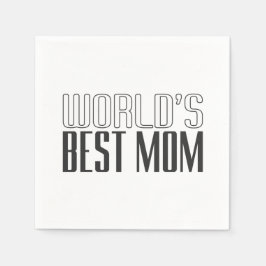 Muttertag der besten Mama der Welt | Serviette