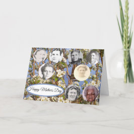 Muttertag der Familie und der Stepmütter Feiertagskarte