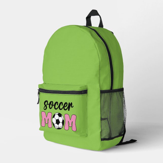 Muttertag der Fußball-Mama Bedruckter Rucksack (Rückseitige Ecke Rechts)