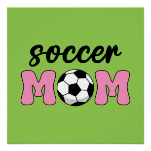 Muttertag der Fußball-Mama Poster